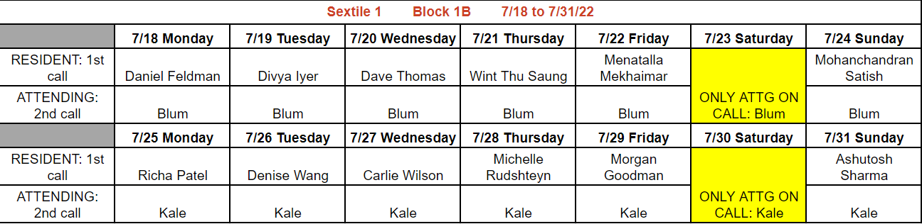 Block 1B - July 18-31, 2022 (updated 7.18.22)