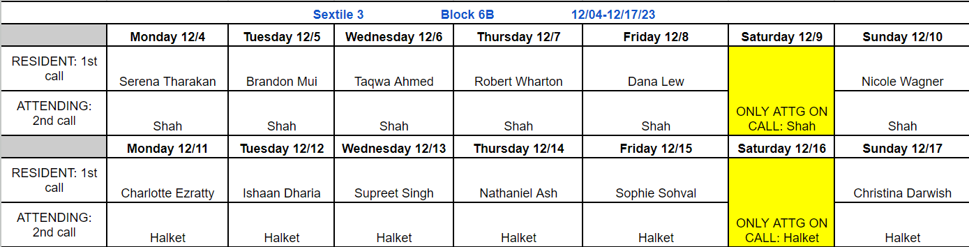 Block 6B - Dec 4-17, 2023 (updated 12.12.2023)