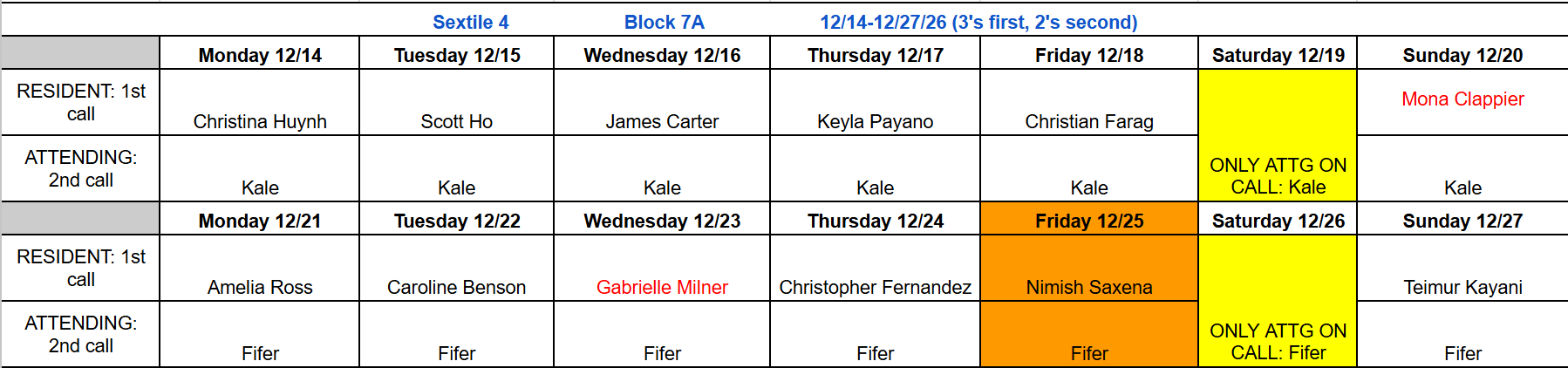 Block 7A - Dec 14-27, 2026 (updated 9.14.26)